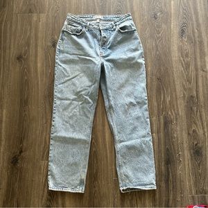 ABERCROMBIE & FITCH Dad High Rise Curve Love Jeans Size 29 / 8 SHORT